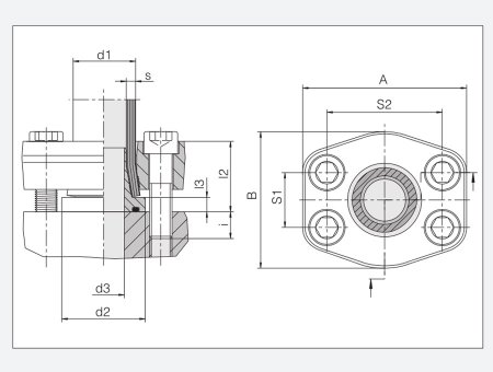 連接法蘭的ZAKO法蘭式連接系統