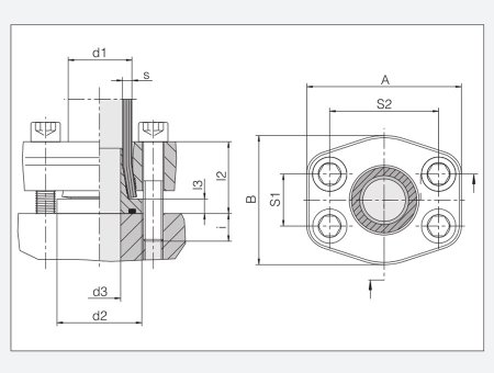 連接法蘭的ZAKO法蘭式連接系統