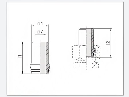 帶O形密封圈的焊接接管